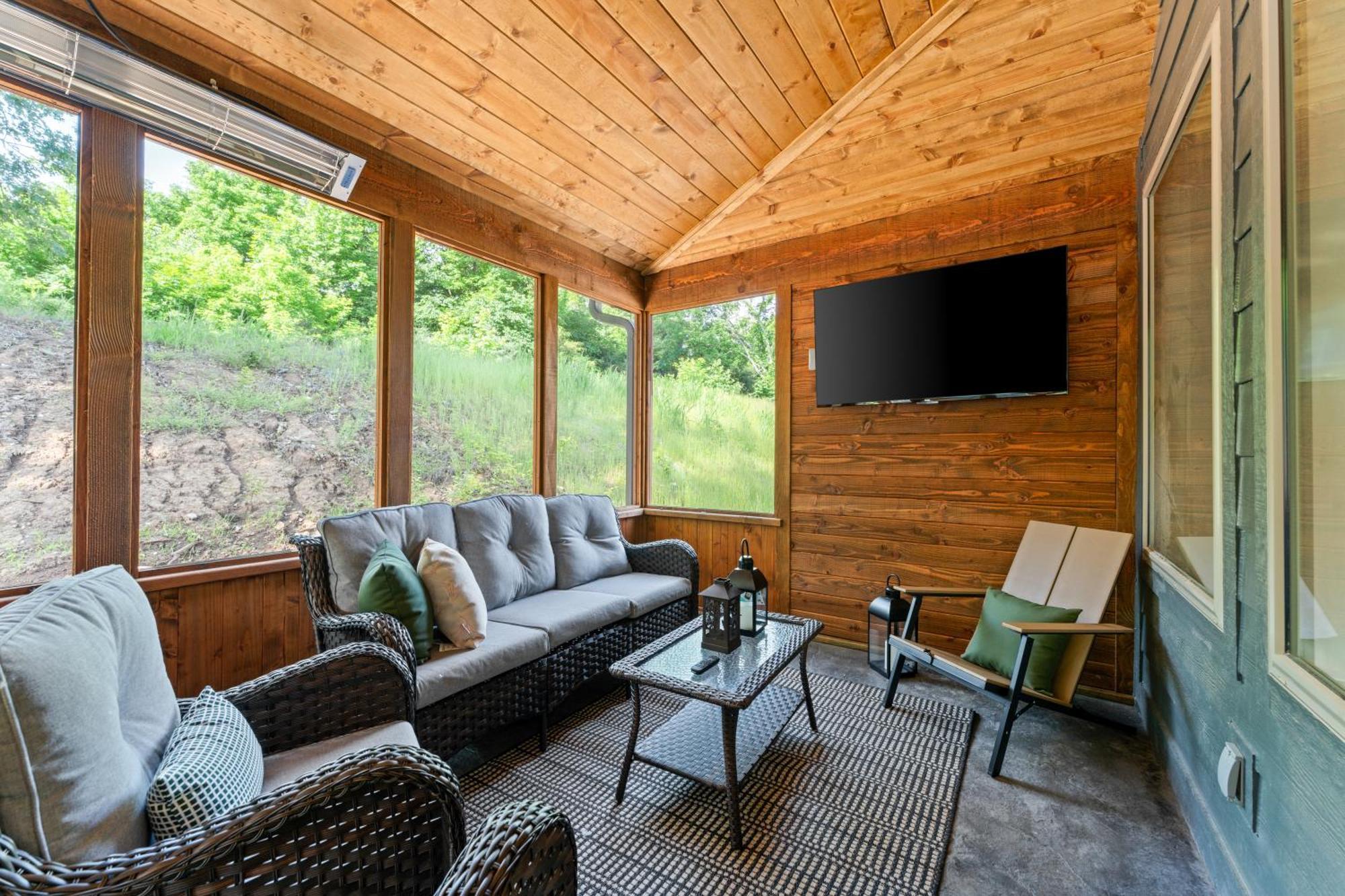 New Ozark Oasis Luxe Cabin Retreat With Hot Tub Hollister 外观 照片