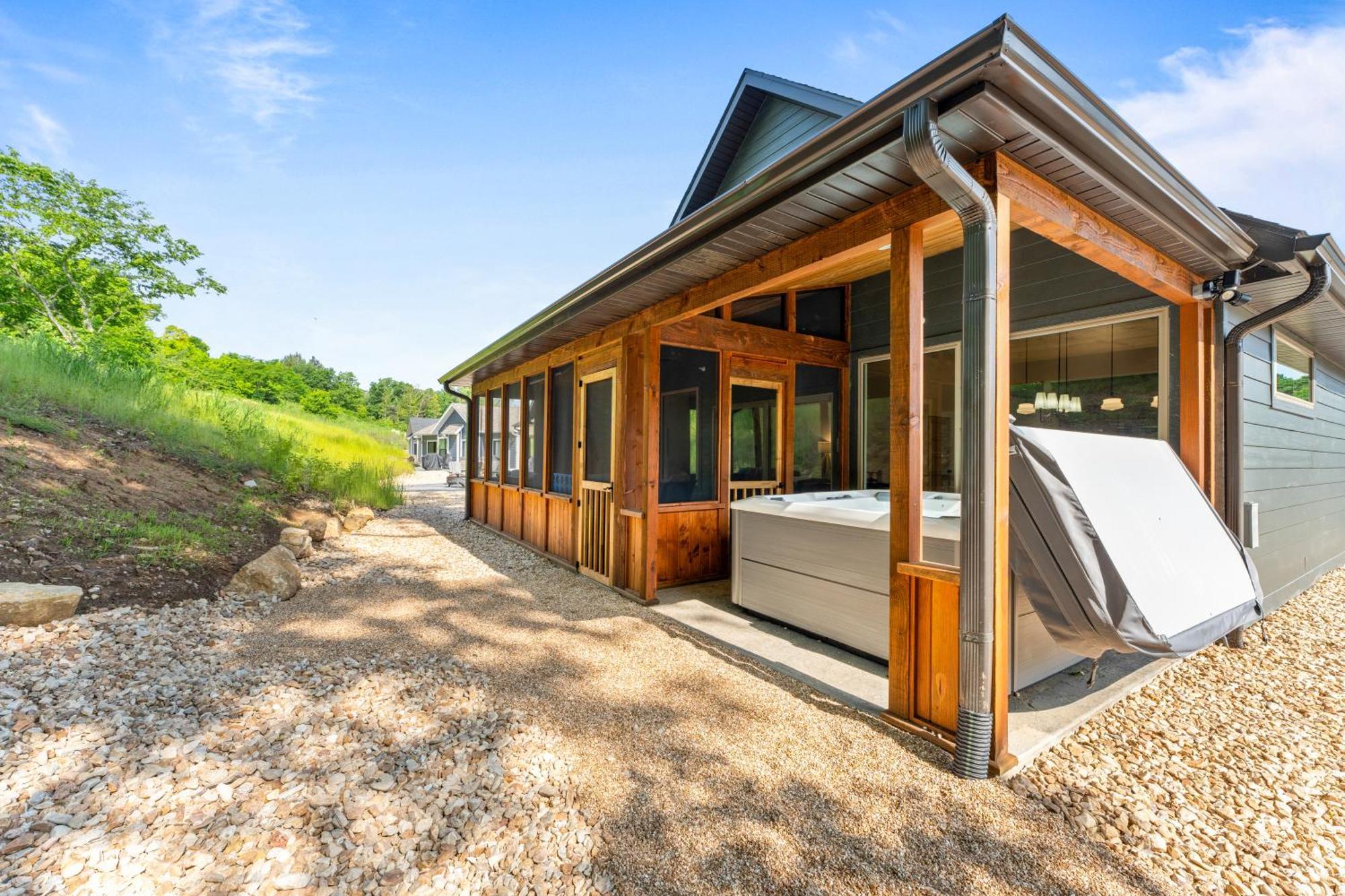 New Ozark Oasis Luxe Cabin Retreat With Hot Tub Hollister 外观 照片